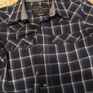 Cody James YXS Pearl Snap Never Worn